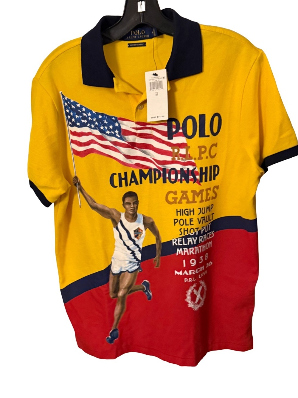 Polo Ralph Lauren Men’s Championship Olympic Games Polo Shirt Size M NWT
